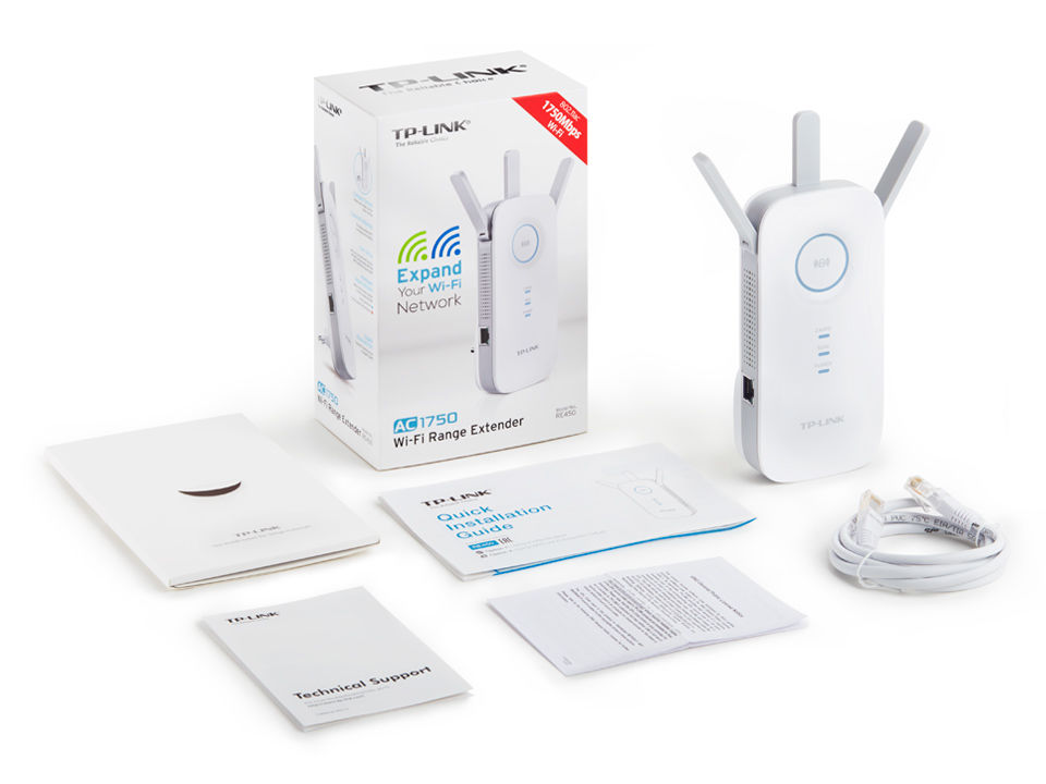 Удължител на обхват TP-Link RE450 AC1750 2-лентов - Image 5
