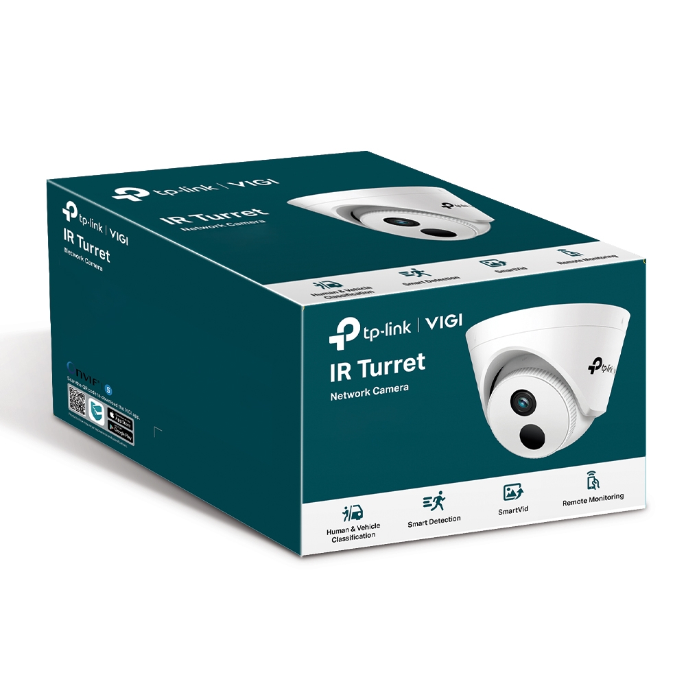 3MP IR куполна мрежова камера TP-Link 3MP Turret Network Camera VIGI C430I(2.8mm) - Image 3