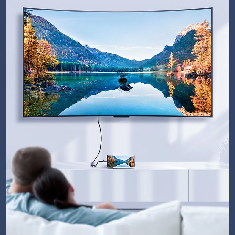 Адаптер Ugreen USB Type C към HDMI 2.0, 4K @ 60 Hz Thunderbolt 3 за MacBook / PC 70444 - сив - Image 3