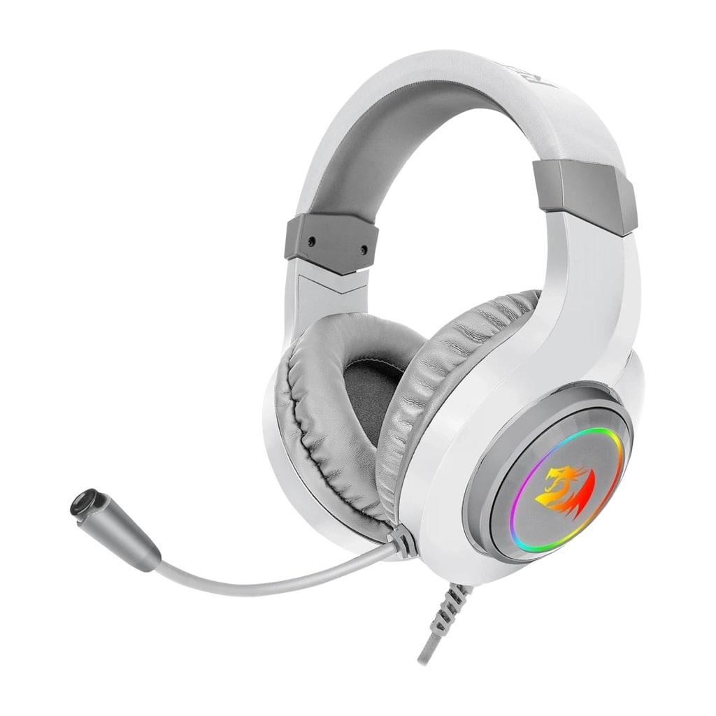 USB RGB LED геймърски слушалки с микрофон Redragon Hylas H260-W - Image 2