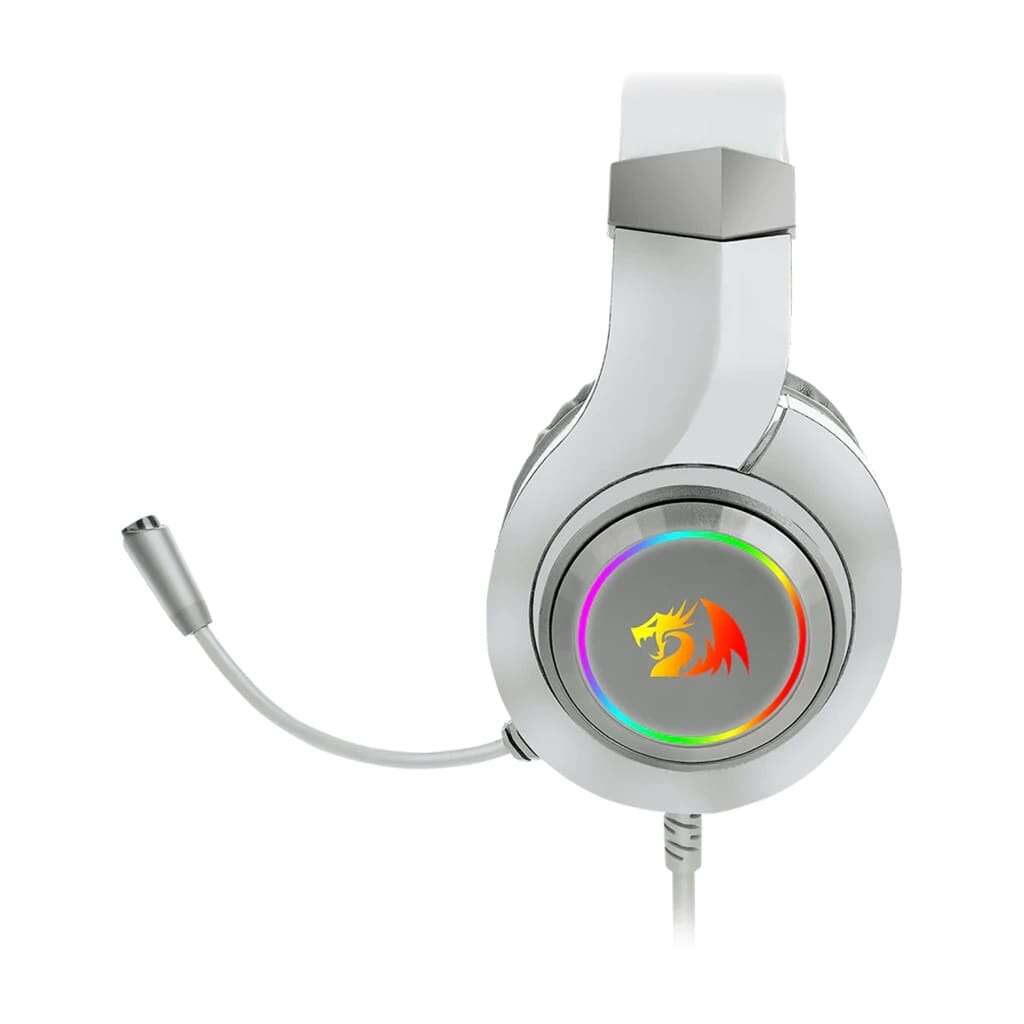 USB RGB LED геймърски слушалки с микрофон Redragon Hylas H260-W - Image 5
