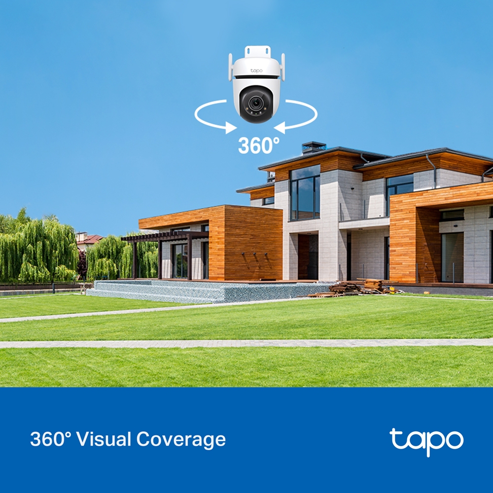 Външна охранителна камера TP-Link Tapo C520WS 2K QHD панорамна - Image 4