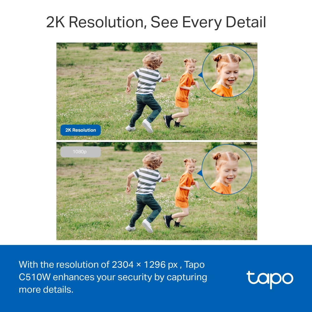 Външна охранителна камера TP-Link Tapo C510W 2K панорамна - Image 4