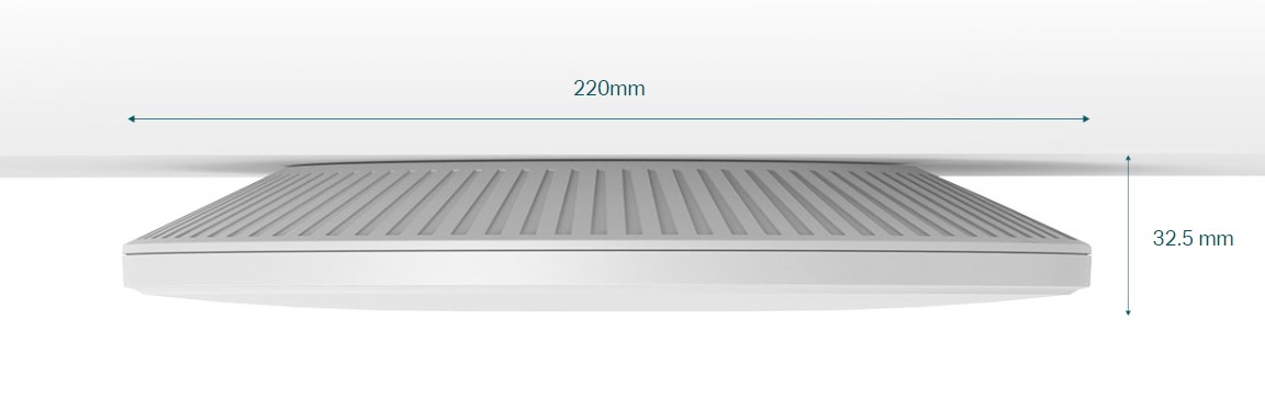 Точка за достъп TP-Link Omada EAP773 BE9300 Ceiling Mount трибандов Wi-Fi 7 - Image 5
