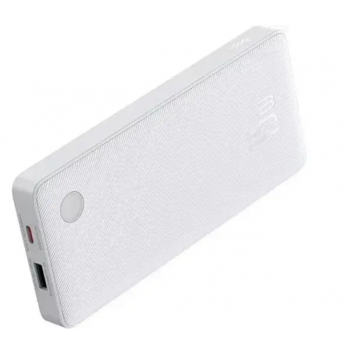 Външна батерия Baseus Airpow Lite 10000mAh, 15W, 1 x USB; 2 x USB Type-C, общо 3A (включва 30 cm USB кабел за USB Type-C) P10067500213-00 - бял - Image 2