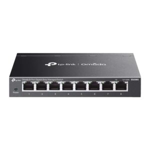 8-портов гигабитов управляем настолен комутатор TP-Link Omada ES208G