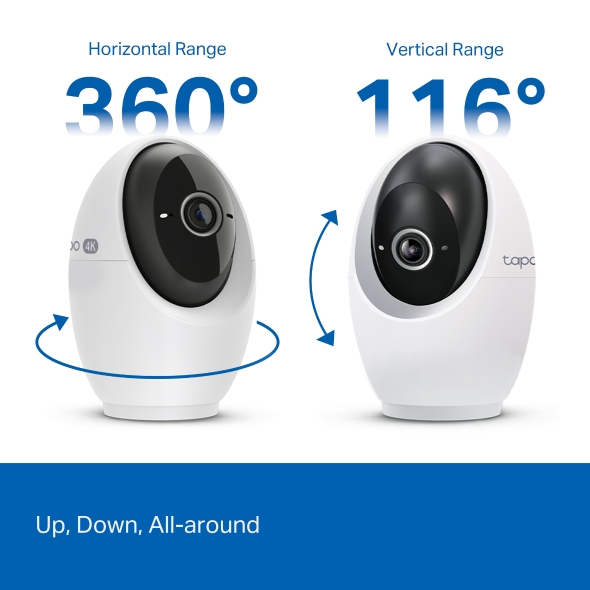 Wi-Fi Pan/Tilt камера за наблюдение с AI TP-Link Tapo C260 - Image 4