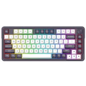 Геймърска механична клавиатура Redragon Finke K715 с Bluetooth и кабел, RGB осветление - черно/бяло