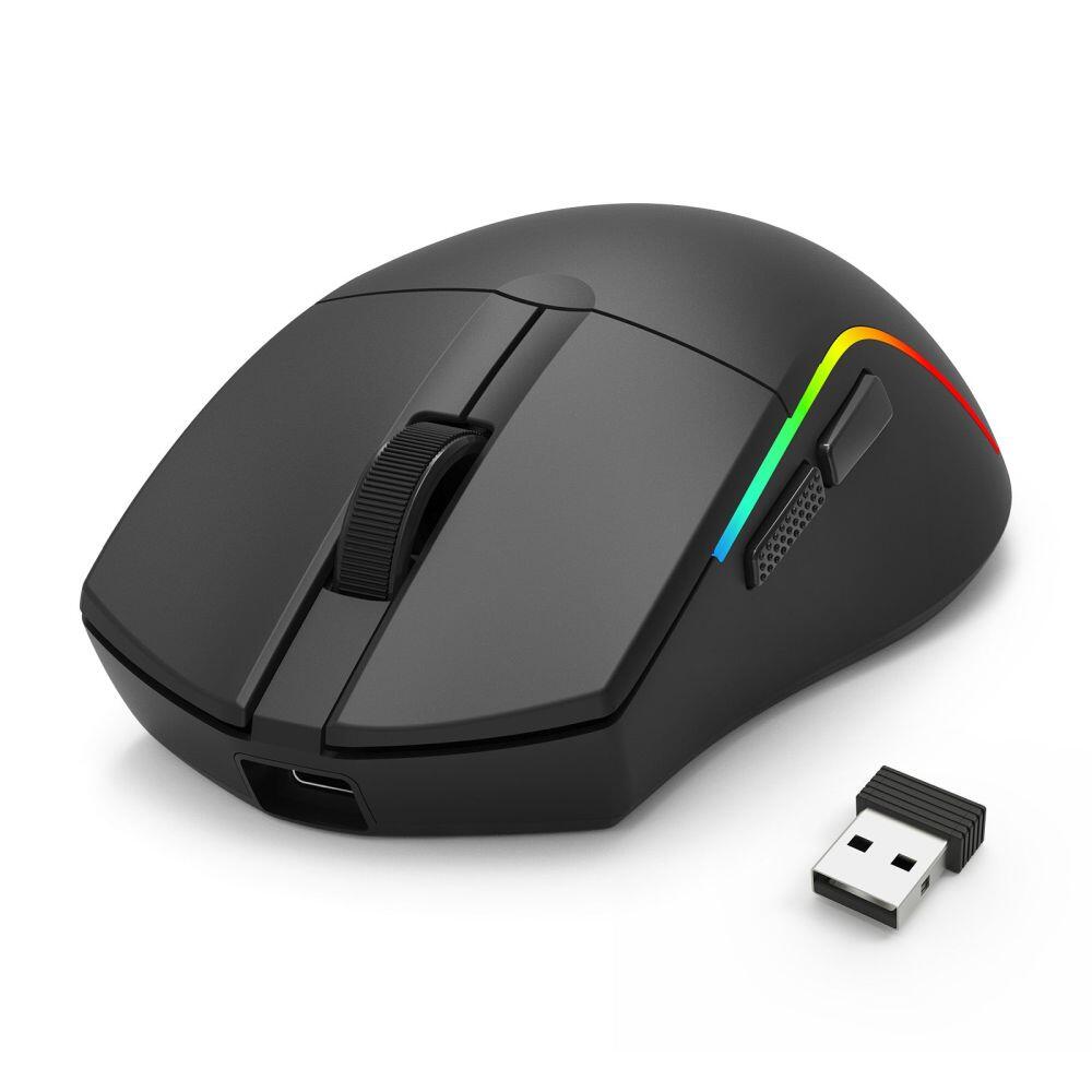 Геймърска мишка Redragon Deicide Lite M816-LIT с кабел и безжична Bluetooth, RGB осветление - черна - Image 2