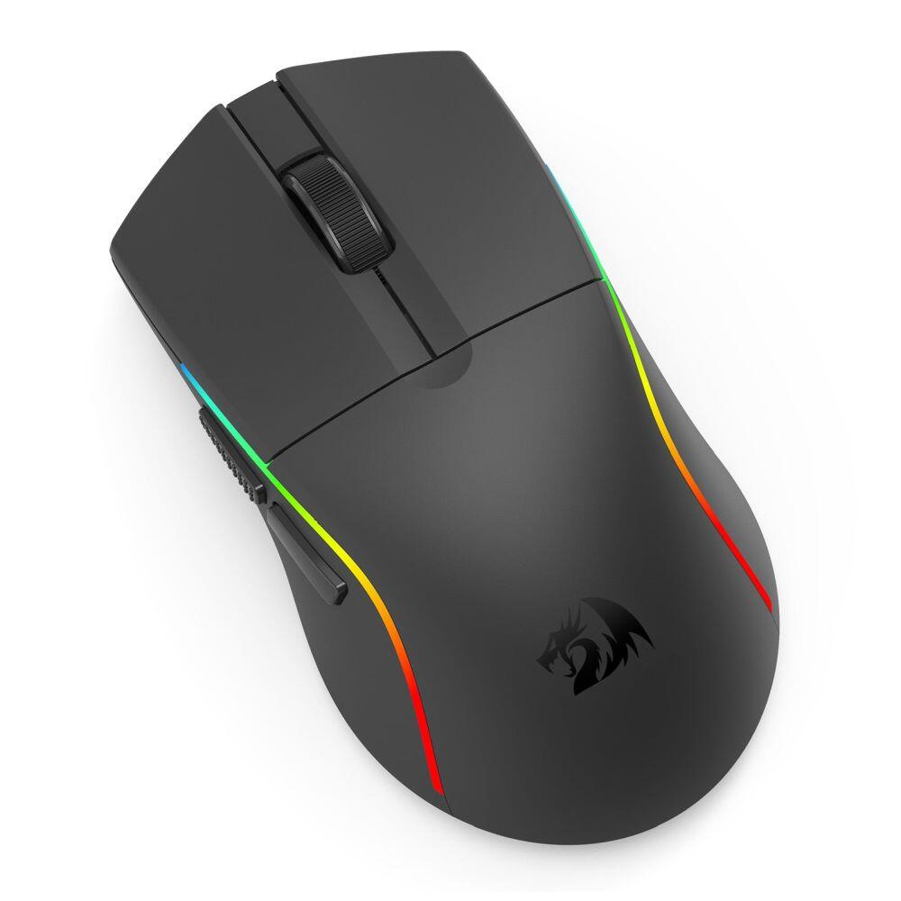 Геймърска мишка Redragon Deicide Lite M816-LIT с кабел и безжична Bluetooth, RGB осветление - черна - Image 3