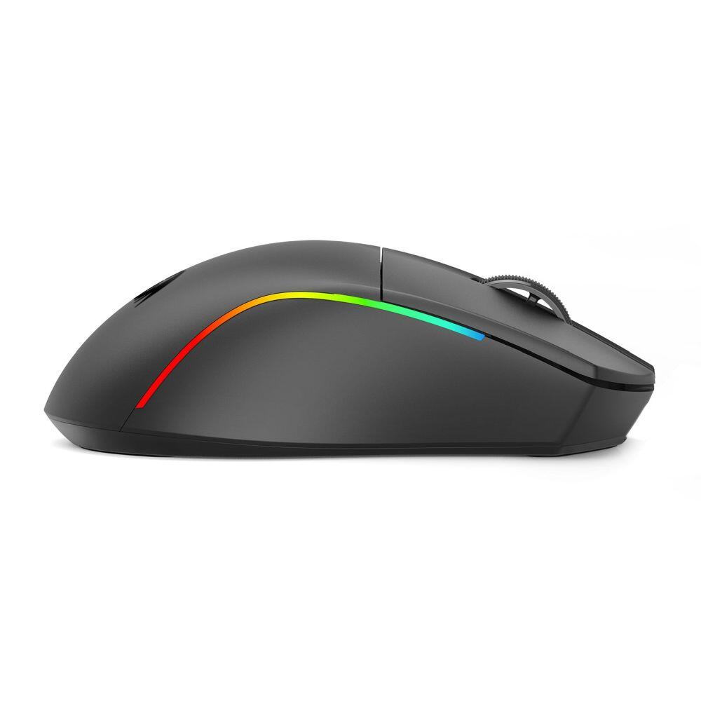 Геймърска мишка Redragon Deicide Lite M816-LIT с кабел и безжична Bluetooth, RGB осветление - черна - Image 4