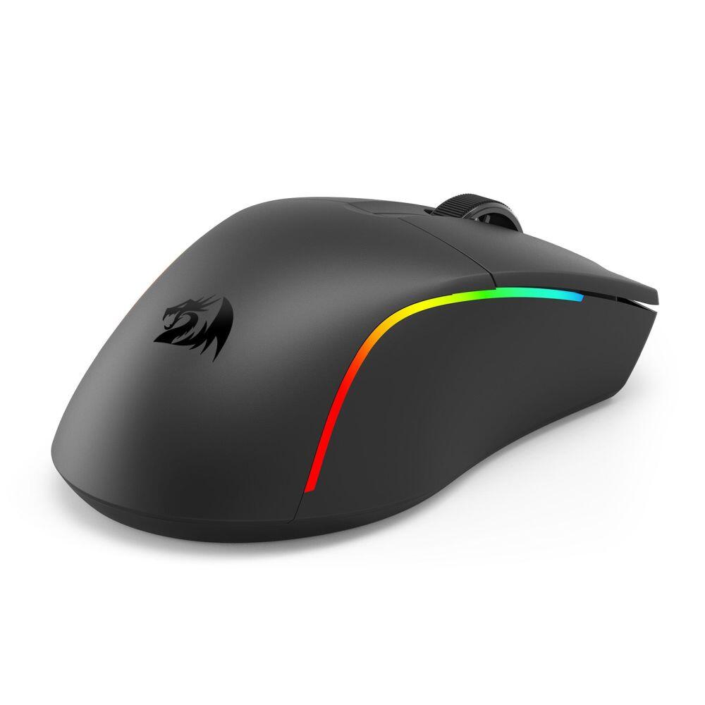 Геймърска мишка Redragon Deicide Lite M816-LIT с кабел и безжична Bluetooth, RGB осветление - черна - Image 5