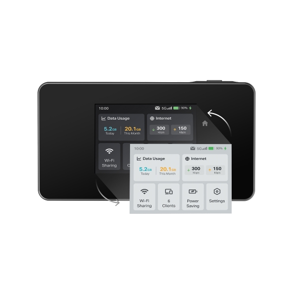 Трилентов мобилен 5G Wi-Fi рутер TP-Link M8550 AXE3600 - Image 4
