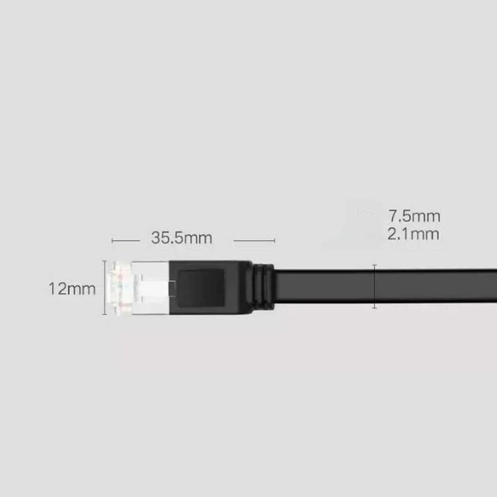 UGREEN NW101 Cat6 UTP Patch Cord, 3 m, Black - Image 2