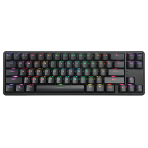 Клавиатура Delux KM32 механична геймърска USB Type-C/Bluetooth v5.0 Rainbow RGB LED