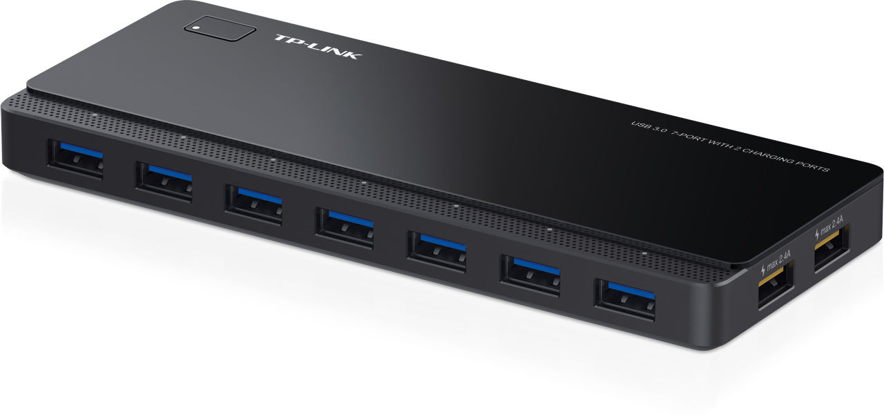 TP-Link UH720 хъб USB 3.0 7-портов с 2 порта за зареждане