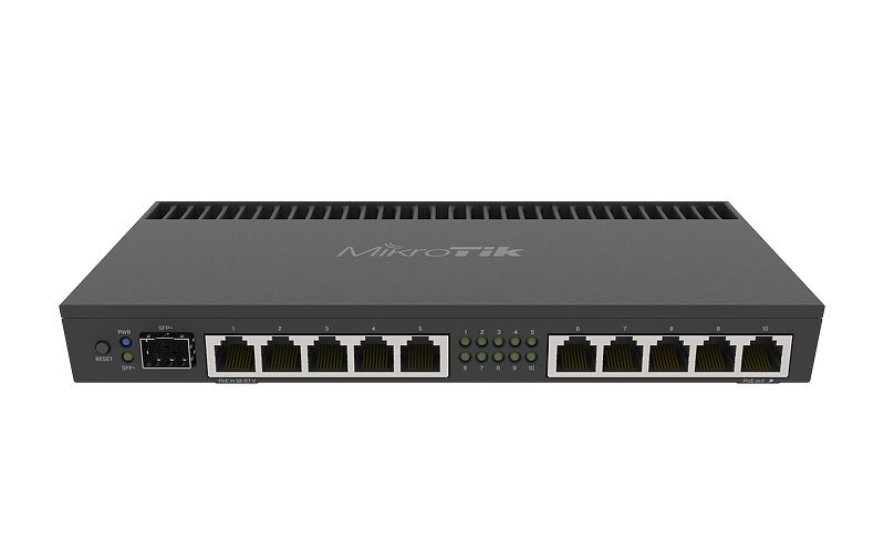 Рутер MikroTik TIK RB4011iGS+RM c SFP+ порт