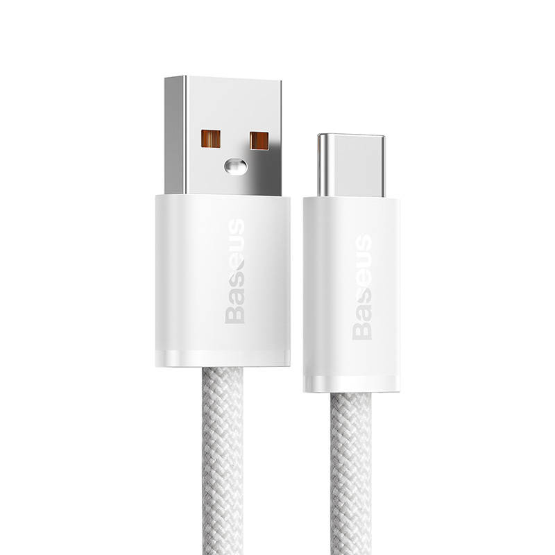 Кабел Baseus Dynamic Series кабел USB към USB-C 100W 2м CALD000702 - бял - Image 3