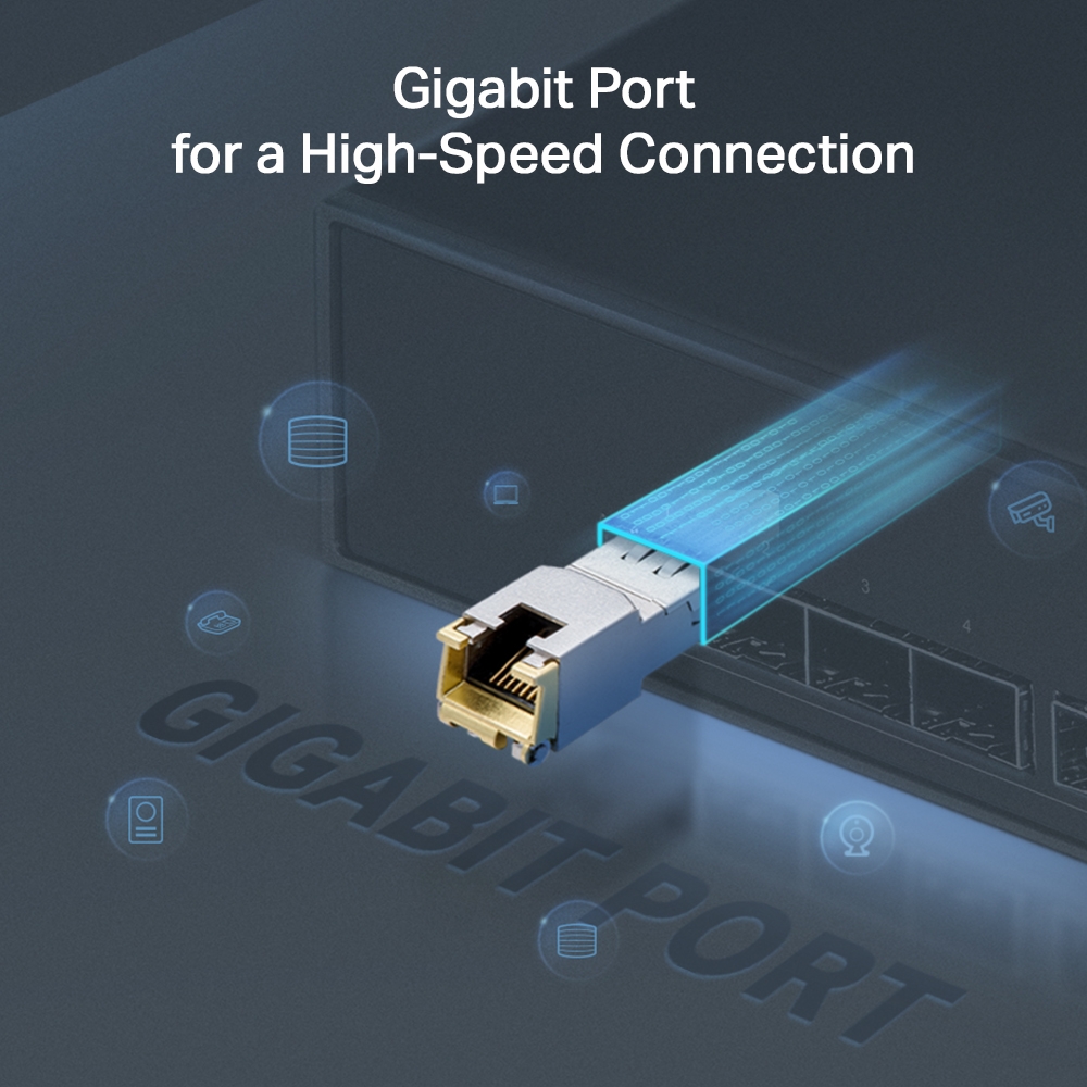 TP-Link TL-SM331T 1000BASE-T RJ45 SFP модул - Image 5