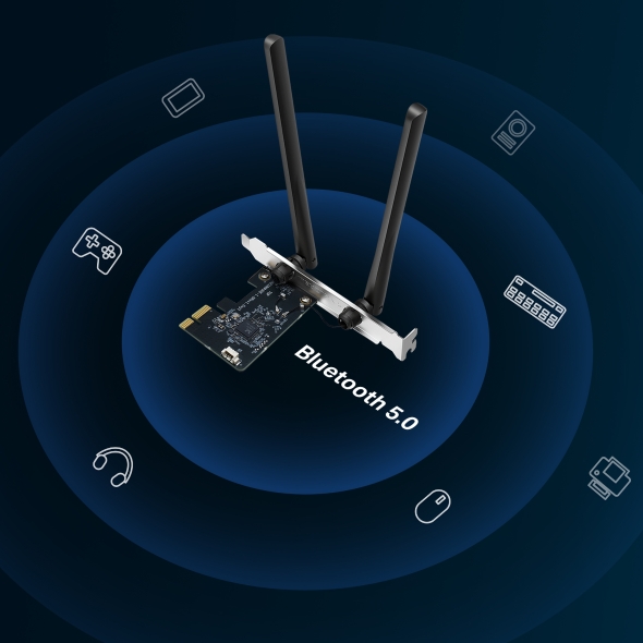 Безжичен PCIe адаптер Mercusys MA30E AC1200 - Image 4