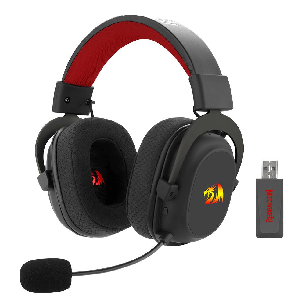 Безжични и Bluetooth геймърски слушалки Redragon ZeusX Pro 7.1 H510-PRO - черни - Image 4