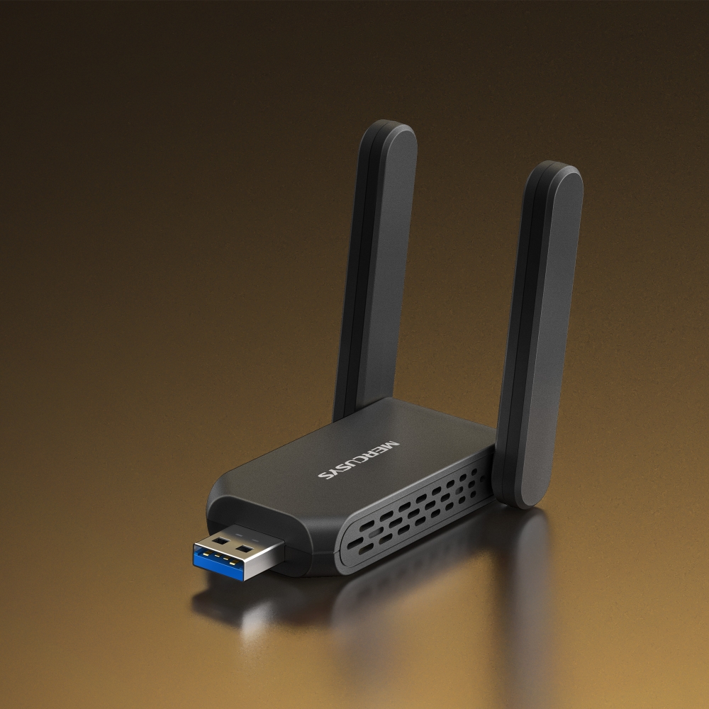 Безжичен 2-лентов USB адаптер с висок коефициент на усилване Mercusys MA72XH AX1800 - Image 4