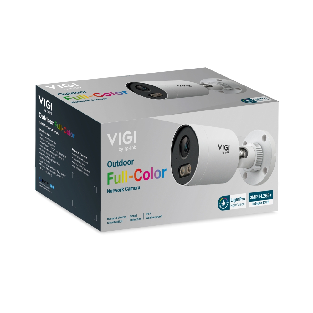 2MP външна пълноцветна булет мрежова камера TP-Link VIGI InSight S325 (2.8 мм) - Image 4
