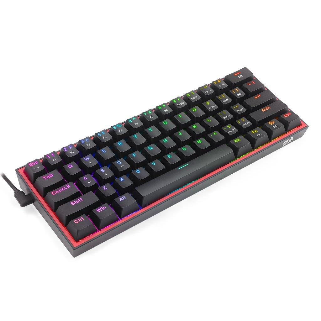 Redragon Fizz Pro K616-RGB Кабелна/Bluetooth v5.0/2.4GHz RGB механична геймърска клавиатура - Image 4