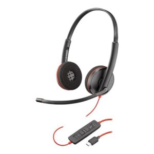 Слушалки POLY BLACKWIRE C3220 209749-201 USB-C черни