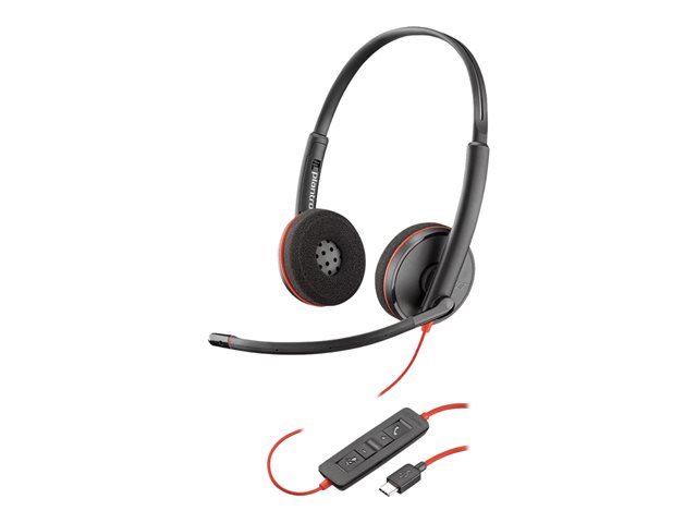 Слушалки POLY BLACKWIRE C3220 209749-201 USB-C черни