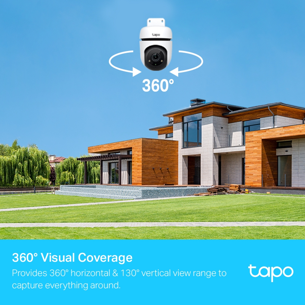 Външна охранителна камера TP-Link Tapo C500 1080p Full HD панорамна - Image 4