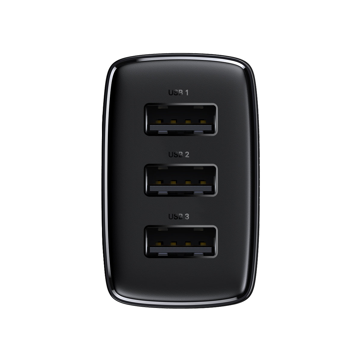 Зарядно устройство Baseus Compact CCXJ020101 с USB троен порт 17W черно - Image 3