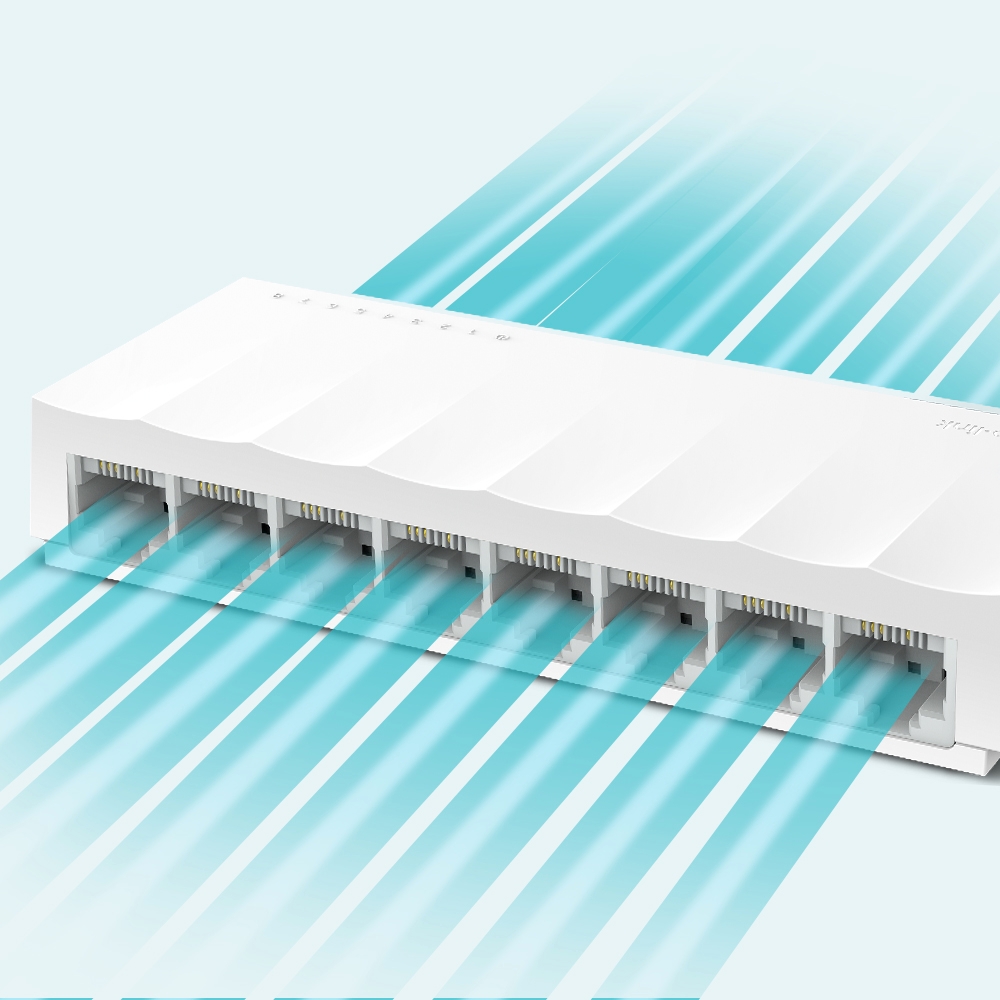 8-портов 10/100 Mbps настолен комутатор TP-Link LS1008 - Image 4