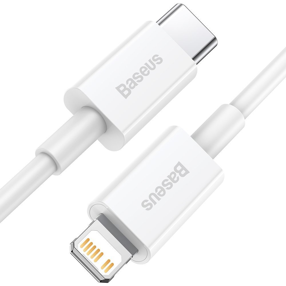 Кабел Baseus Superior USB Type C към Lightning 20W 2м CATLYS-C02 - бял - Image 2