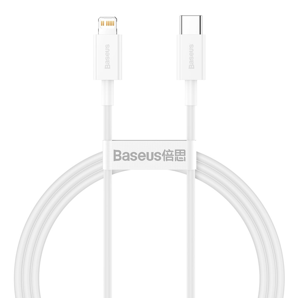 Кабел Baseus Superior USB Type C към Lightning 20W 2м CATLYS-C02 - бял