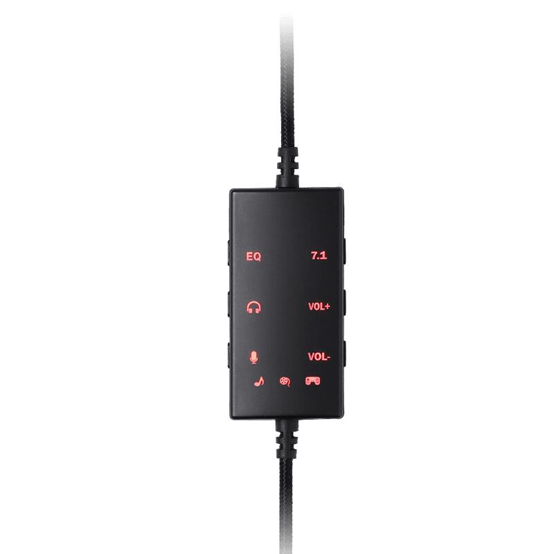 Слушалки Redragon Aurora H376BR геймърски с микрофон RGB - Image 4
