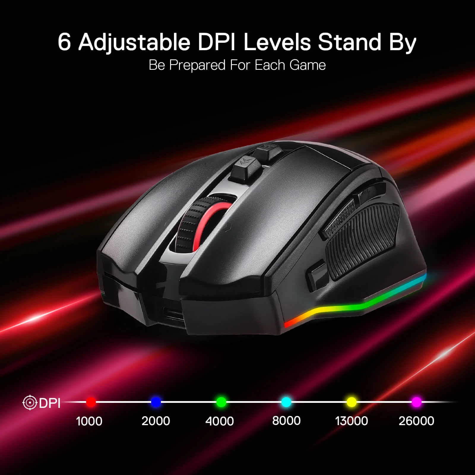 Геймърска мишка Redragon Rind Pro M813 M813RGB-PRO - Image 4
