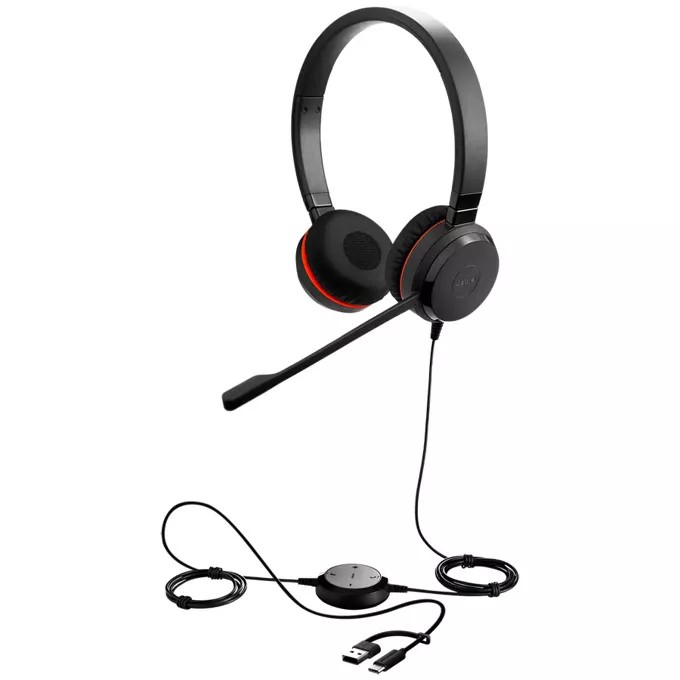 Слушалки Jabra Evolve 20 MS, NC, USB-C/A Special Edition 4999-823-169 - черни - Image 3