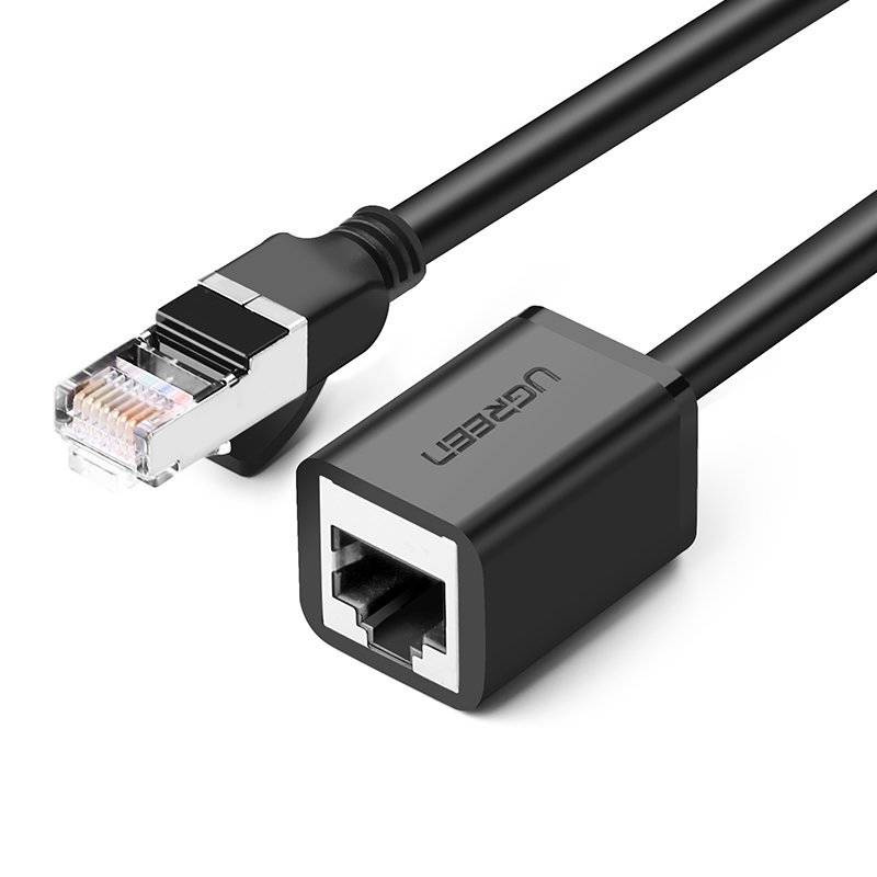 Мрежов кабел Ugreen Ethernet RJ45 Cat 6 FTP 1000Mbps 2м (NW112 11281) - черен - Image 2