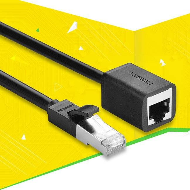 Мрежов кабел Ugreen Ethernet RJ45 Cat 6 FTP 1000Mbps 2м (NW112 11281) - черен - Image 3