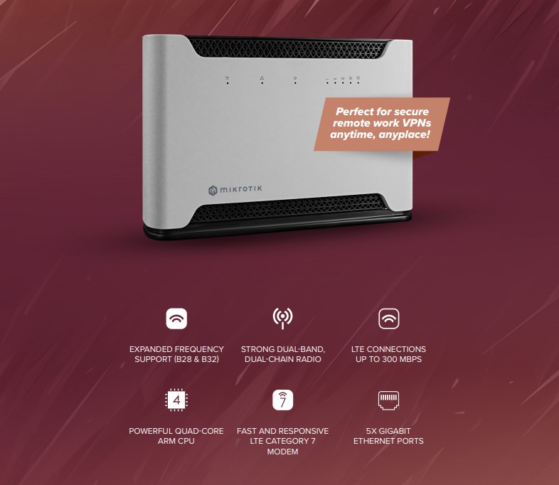 Рутер MikroTik Chateau LTE7 D53G-5HacD2HnD-TC&R11e-LTE7 - Image 2