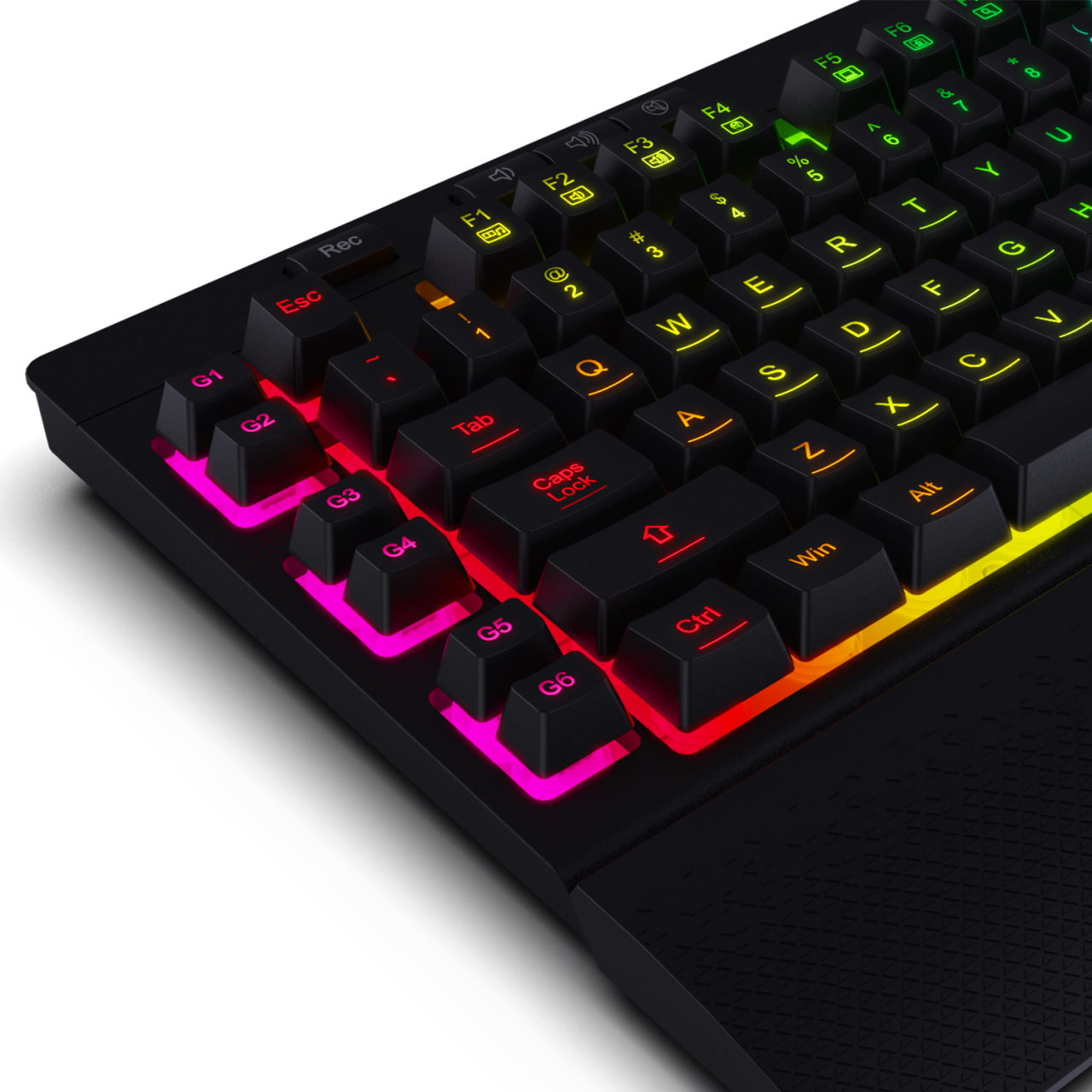 Клавиатура Redragon Shiva K512RGB-BK геймърска RGB - Image 4