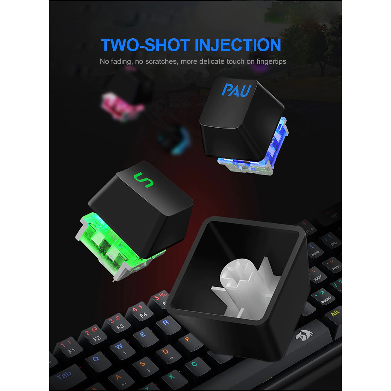 Клавиатура Redragon Jax K613-KB механична RGB USB Type-C - Image 4