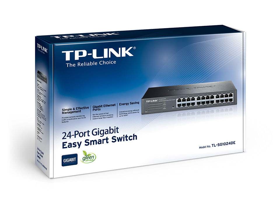 Комутатор Easy Smart TP-LINK TL-SG1024DE 24-Port Gigabit - Image 4