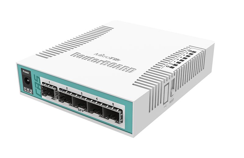 Облачен рутер-комутатор MikroTik Cloud Switch Router CRS106-1C-5S