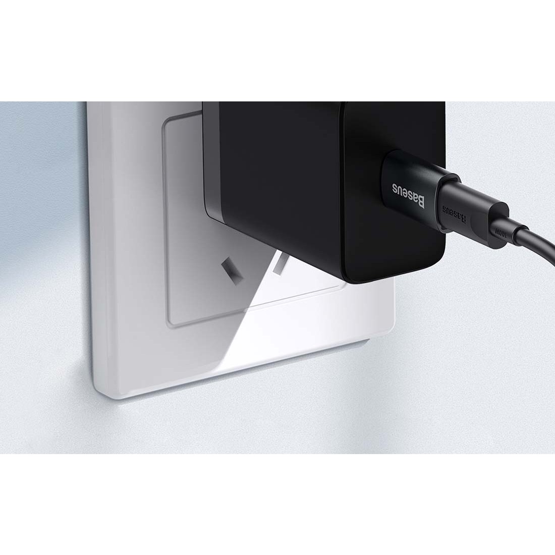Адаптер Baseus Ingenuity USB-A мъжко към USB-C женско adapter OTG (USB 3.1) за мобилни устройства с USB-C порт ZJJQ000101 - черен - Image 4