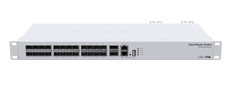 Комутатор MikroTik CRS326-24S+2Q+RM 24 SFP+ и 2 QSFP+ портове