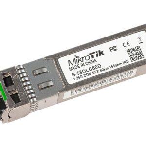 SFP модул MikroTik S-55DLC80D с двоен LC конектор