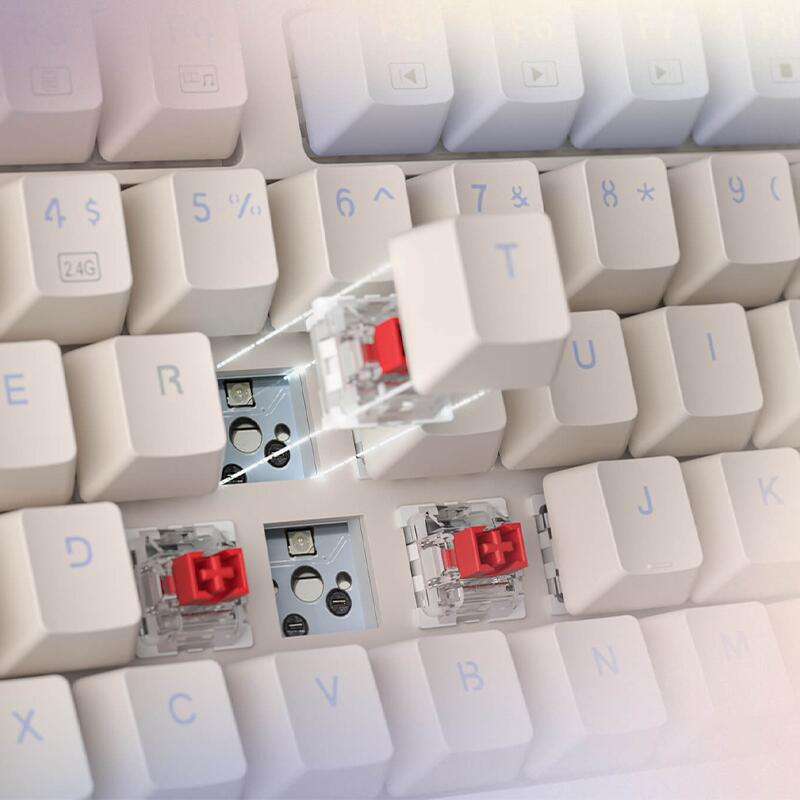 Клавиатура Redragon Ucal PRO RGB Red Switch /безжична/кабелна механична K673CPG-RGB-PRO - Image 2