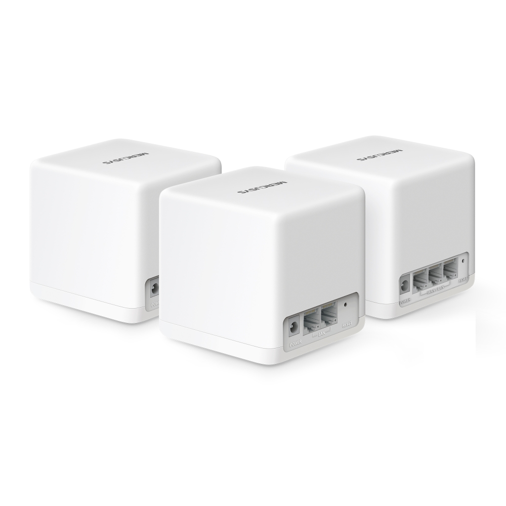 Безжична Wi-Fi 6 Mesh система Mercusys Halo H1500X(3-pack) AX1500 - Image 2